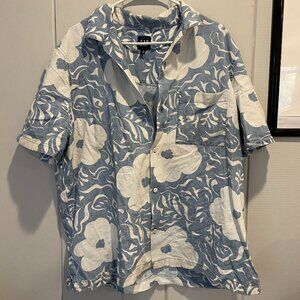 ✨ Short Sleeve Linen Shirt ✨Mens XL